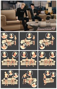 Conversation poses for two sims - sims 4 poses. #sims4 #sims4poses #posessims4 #thesims #sims #duoposes #poses #conversationposes