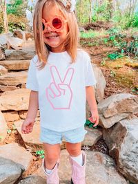 HIP HIP HOORAY! It's your little girls Birthday! + THE DEETS + +SOFT COTTON/POLY + TRUE TO SIZE! If in between size up + SUPER FAST SHIPPING + Matching parent sets are Unisex shirts! For women size normal for a looser fit, size down for more fitted. + When ordering matching adult shirts add to the cart individually. + We take pride in every shirt we make and love to help you celebrate your little ones birthdays! Thank you so much for looking at this adorable 2nd birthday tee!