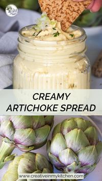 Enjoy the richness of this healthy and versatile creamy artichoke spread. Perfect on sourdough bread, as a mayo substitute, a delectable dip, or a smooth salad dressing.