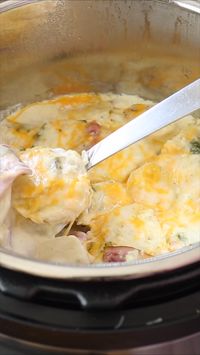 Infused with garlic and oh-so-creamy, these Instant Pot Scalloped Potatoes are definitely an irresistible side dish, or even a main dish!