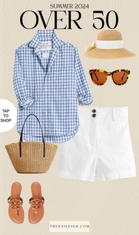 Shorts Outfits for Women Over 50