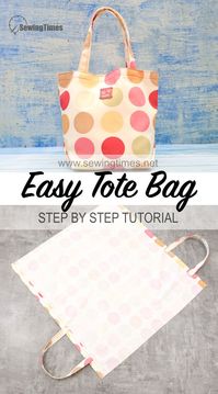 Quick and Easy📌 The best way to make a lined bag from 1 piece of fabric