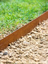 Corten steel edging garden/lawn 17,5x100 cm | Multi-Edge edging