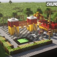 Are you looking for a playground built in Minecraft that is suitable to add to your city? Then try this Wonderful Playground in Minecraft! It features many fun activities you and your friends can participate in! Whether you're in a city-themed build or playing in a desert, this playground will release you from the stressful adventure! So check it out now.