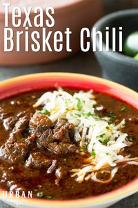 This authentic, Texas chili recipe is over 100 years old and has won multiple chili cook-offs and cooking competitions! It's a beanless chili and a true "bowl o'red" as the Texans say. We even include a hack for using your instapot for cooking this traditional chili in a flash! Make chili the Texan way! Get the recipe at UrbanCowgirlLife.com