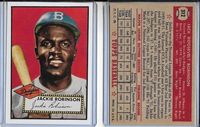 Jackie Robinson 1952 Reprint Mint Brooklyn Dodgers - Etsy