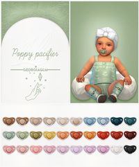 poppy pacifier by georgiaglm