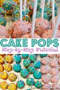 No Bake Oreo Cake Pops are only three ingredients and so easy to make! Don't miss this step-by-step tutorial with tips and ideas on how to make easy Oreo Cake Pops! #cakepops #oreo #oreocakepops #nobake #threeingredient #stepbystep #tutorial #howtomakecakepops #thisdelicioushouse