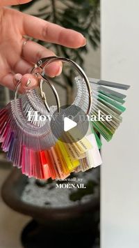 MOÉNAIL on Instagram: "How to make color  chart❕"