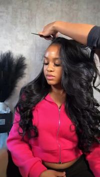 🛒Wig: Allove Hair body wave 3 Bundles 🌴$40 OFF OVER $199 CODE: BACK40 🔥30''= $199.99 Pre Cut & Pre Plucked & Bleached Knots 13*4 Lace Front ready to wear Wig ✨Shop Now Pay Later with PayPal & Klarna & Afterpay