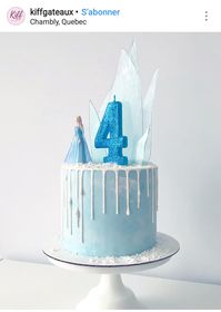 Frozen birthday cake