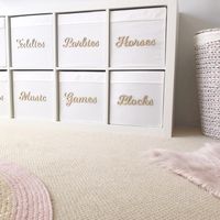 Toy Box Tags | Timber - Milestones and Mayhem