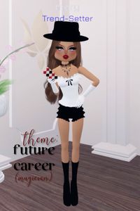 dress to impress roblox game outfit with the theme as future career (magician) #dresstoimpress #dti #roblox