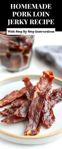 Try this Tasty Pork Loin Jerky Recipe for a deliciously savory snack that's perfect for road trips or hiking adventures! It's easy to make, packed with flavor, and will keep you fueled all day long.