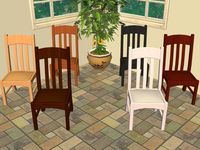 Mod The Sims - Base Game Dining Chairs - Part 2