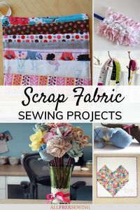 Are you wondering what to do with fabric scraps? These fun and thrifty ideas are just what you need! Find easy and beginner sewing projects with scraps on this page.