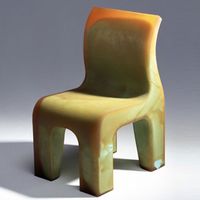 Richard Hutten  Bronto Children's Chair  1997 Polyurethanne  ed droogresine colorée et rotomoulage