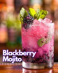 Discover the rich, fruity taste of our Blackberry Mojito recipe. Juicy blackberries meld with the traditional mint and lime, offering a delicious cocktail.