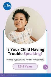 If your child is having trouble communicating, early intervention is key! They can work with a speech-language pathologist to work through any speech issues, and the earlier it’s addressed, the better. Start by asking your pediatrician for a speech-language evaluation; they will then determine if additional help is needed. Click to learn more about speech issues in children. #earlyintervention #speechissues #communicationmilestones #developmentmilestones