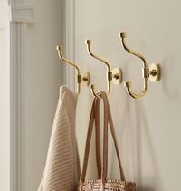 Large-Profile Hooks Have Long Been Old-Home Basics, From The Days Before Closets Were Common (think Of Shaker Peg Racks).