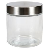 View Glass Jars with Stainless Steel