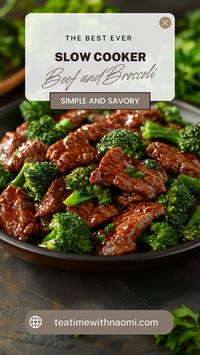 Discover a mouthwatering recipe for Slow Cooker Beef and Broccoli! Perfect for busy weeknights, this dish features tender beef and flavorful broccoli simmered in a savory sauce. Simply set it and forget it—your dinner will be ready when you are.