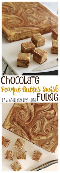 This recipe is SO easy (made in 20 minutes) and foolproof! Comes out perfect and smooth every time... plus it's chocolate & peanut butter heaven! Like a Reese's Peanut Butter cup in fudge form.