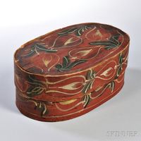 Paint-decorated Bride's Box 2838M, 1199 | Skinner Auctioneers