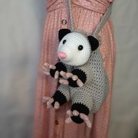 PDF PATTERN: Crochet Opossum Bag Pattern Digital Download - Etsy