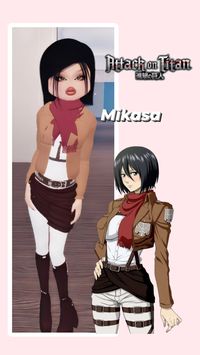 Mikasa Ackerman dti dress to impress