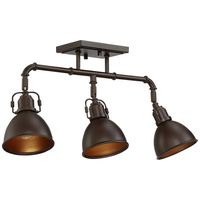 Pro Track Wesley 3-Light Oil-Rubbed Bronze Track Fixture - #61F42 | Lamps Plus