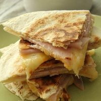 Ham and Cheese Quesadillas - theBitterSideofSweet