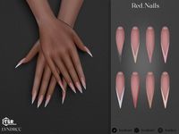 Long and sharp stiletto nails with geometric take on french tip detail, on flattering mauve base. they will be perfect compliment to party and everyday outfits. For the sims 4 / ts4 cc / sims 4 cc look book / the sims 4 cc goth / cc the sims 4 / sims 4 urban cc / sims 4 cc / Sims 4 cc nails / Sims 4 cc alpha