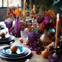 Dishfunctional Designs: An Eclectic & Bohemian Thanksgiving Table