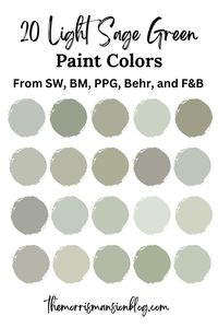 20 Of The Best Light Sage Green Paint Colors (2023)