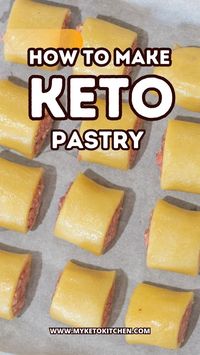 A delicious keto pastry recipe that is very easy to make with low-carb and gluten-free ingredients found at the grocery store. This keto-friendly pasty can be made in minutes and is perfect for pies, sausage rolls, and more baking dishes.