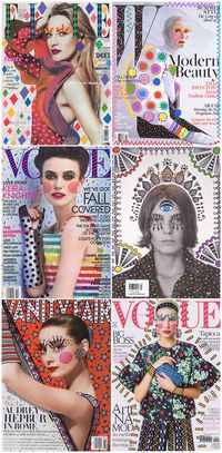 Anna Strumpf: The use of old photographs or iconic magazines to reinvent/modernise for today.