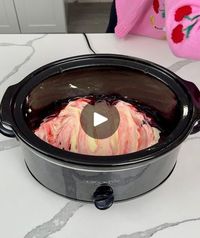 82K views · 2.1K reactions | yummy 4 ingredient dessert | yummy 4 ingredient dessert

this strawberry banana crockpot dessert is so good! | By Kristin's Friends | Alright, y'all. We putting two
cans of strawberry pie filling in the bottom of our greased
crockpot. I was like, what's this thing called? Um I ran out
of crockpot liners otherwise I would use it but I'm scraping
out my cans. For all y'all out there who give me a hard time
about not scraping out my cans, I'm doing it. I'm doing it. Get
all that goop. We need all the goop. Alright. Right at the
bottom of our crockpot. Strawberry pie filling. Next
y'all, I love this stuff. No baked cheesecake filling,
alright? So, we're going to open this up and we going to
take about of this container. Let's see. Half and we're
going to put it on 