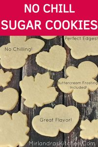 This is the holy grail of roll out sugar cookies! I baked hundreds of cookies to arrive at this recipe!  There is no chilling required.  The cookies actually taste amazing.  The process is easy and kid friendly.  The frosting is rich and creamy but still something you can pipe on.   I have included all my best tips and a list of the baking equipment I have found works best!