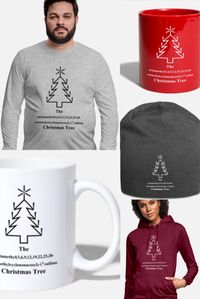 And more designs/products are available at: Shirtee, Spreadshirt, Redbubble, Amazon or Society6 worldwide. just search for: „IUPAC christmas tree“