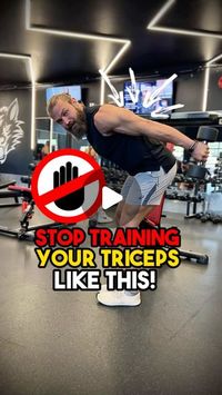 Jake - Lifestyle Coach on Instagram: "❌Stop training your triceps like this! . ⚠️Just because you only have access to dumbbells doesn’t mean you can’t get an amazing triceps workout in. . ❗️The key is to understand the resistance profiles and do the right exercises that actually make the triceps work, not the db kickbacks, those are pretty bad. . 👉The triceps to be challenged in the lengthened range need a form of shoulder flexion, so any over head exercise or a skull crusher would do the job. . 👉To overload the shortened range we need a form of shoulder extension so DB close grip does a fairly good job of that and challenging the mid range, so there you go. . 👀Watch as I explain how to execute a DB only workout for your Triceps and get them growing💪🏻 . ❗️If this video was helpful, sh