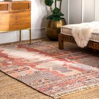 Botaniq Tribal Fresco Tassel Multi Rug