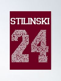 Póster «Stiles "Cita" Jersey» de helterskelterxo | Redbubble