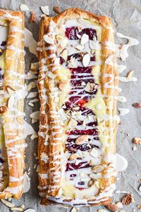 Raspberry Almond Puff Pastry Danish - easy recipe!