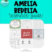 This Packet Contains Reading Printables to go a long with any Amelia Bedelia story! It also contains literacy stations and writing activities for Amelia Bedelia Goes Camping and Good Work, Amelia Bedelia.{13} Printables and 2 Literacy CentersThank You!Ashley BenoitThe Teacher's Treasure Chest