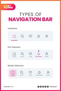 Navigation bars - one of the most essential components of an app's UX. Simpler, intuitive designs ensure that your app can be used by everyone; from novice to expert tech users. Visit www.logopoppin.com and let our expert UX designers optimize your apps to be more user-friendly. Email: support@logopoppin.com Phone Number: +1 888-201-1722 #Navigation #UX #UI #Design #Figma #PSD #Bar #Navbar #Interface #Experience #Webdesign #WebDevelopment #Designagency #LogoPoppin