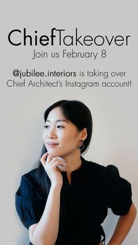 Click the link and join us Feb. 8, 2022, on the Chief Architect Instagram page when Judi of @jubileeinteriors takes over our Instagram page.