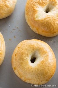 Making homemade bagels is easy using your bread machine. Fresh bagels that are soft, chewy and delicious!