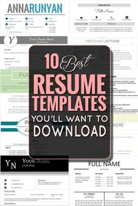 This is for you if you hate trying to get all your bullets lined up and want to throw your resume in the trash. http://www.classycareergirl.com/2016/02/resume-templates/