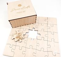 "Will You Marry Me?" wood jigsaw puzzle set is a perfect proposal idea for creating unforgettable engagement memories. A unique proposal idea that combines romance and creativity. Say "yes!" to a puzzle that tells your love story. #proposalideas #darinascrafts #engagementideas